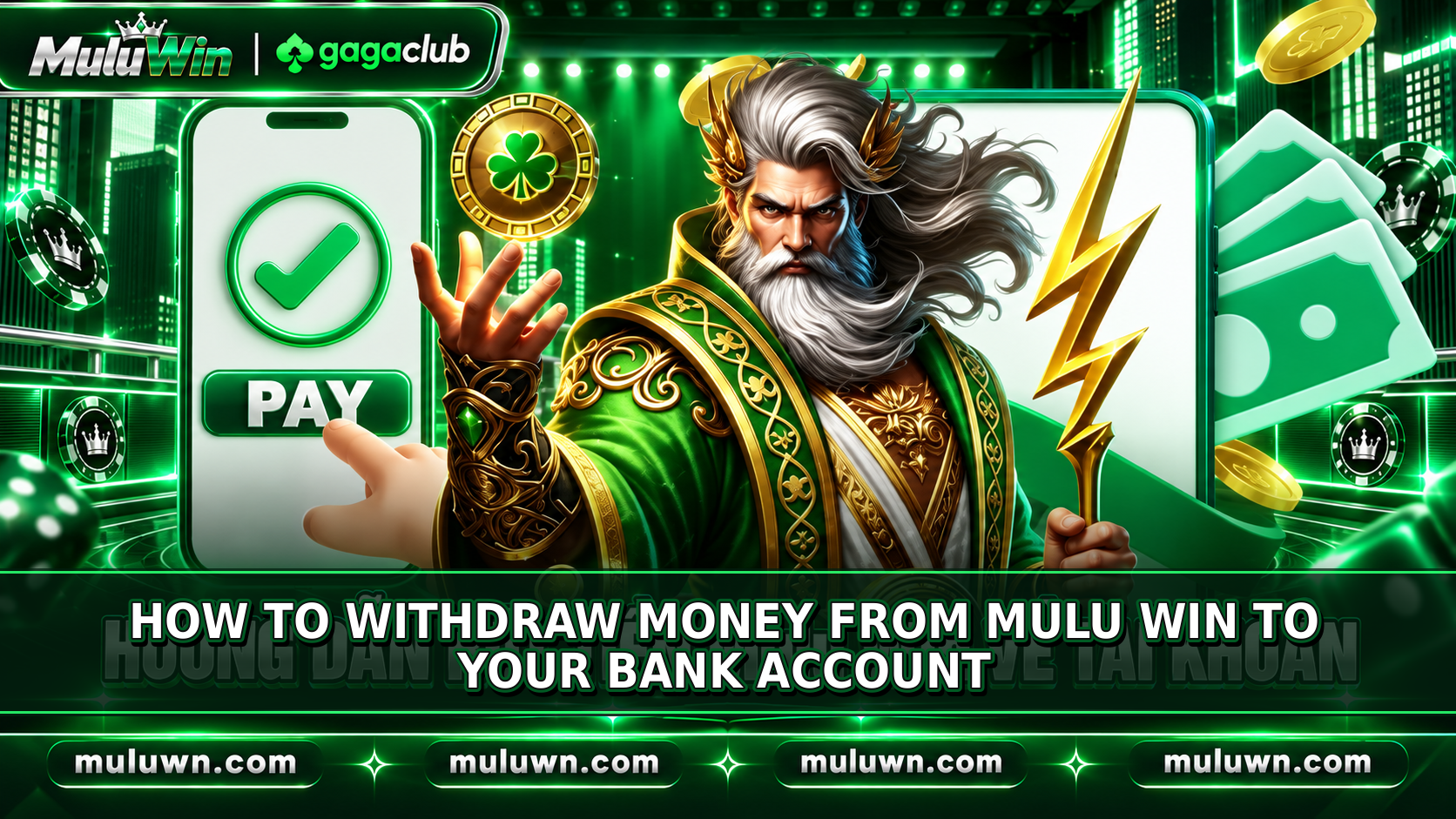 How to withdraw Mulu Win money to a bank account