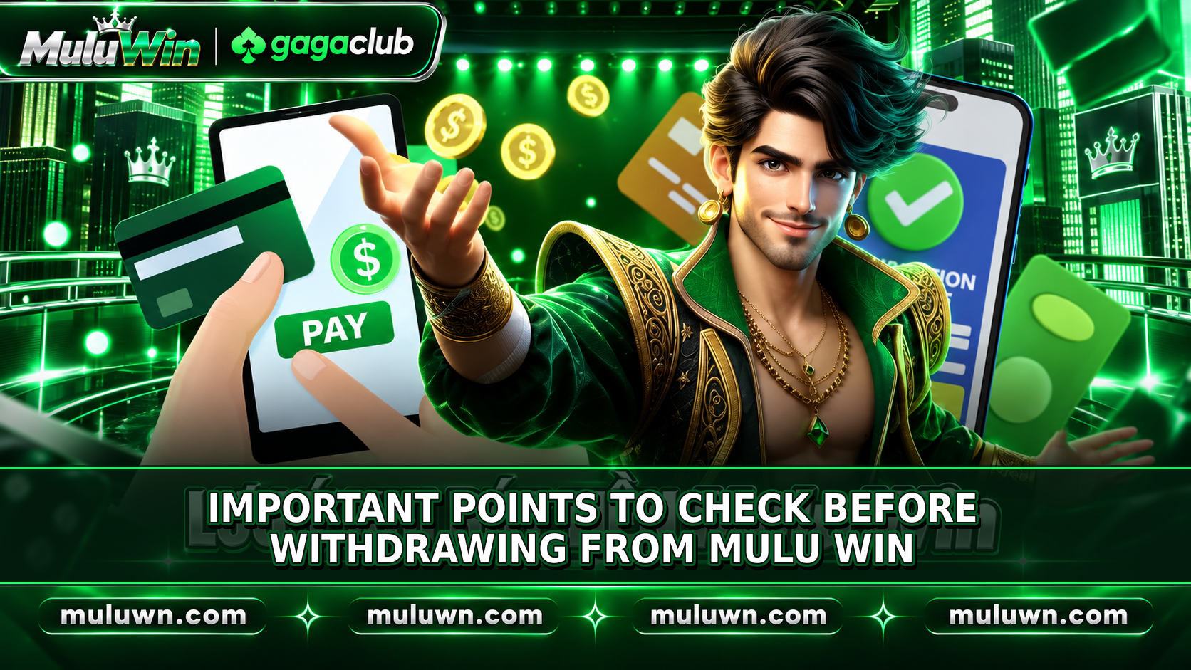 Important points before withdrawing from Mulu Win